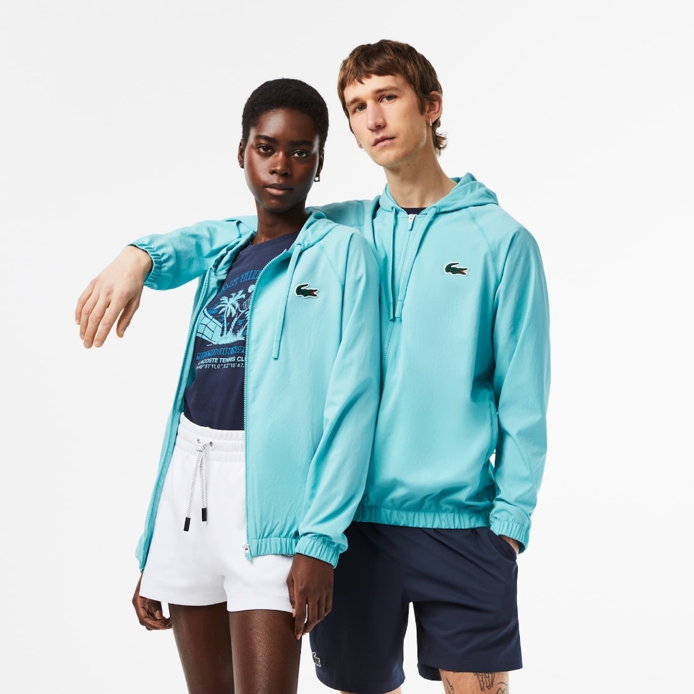 Unisex Lacoste Sport Miami Open Edition Celeste Jacket.XL